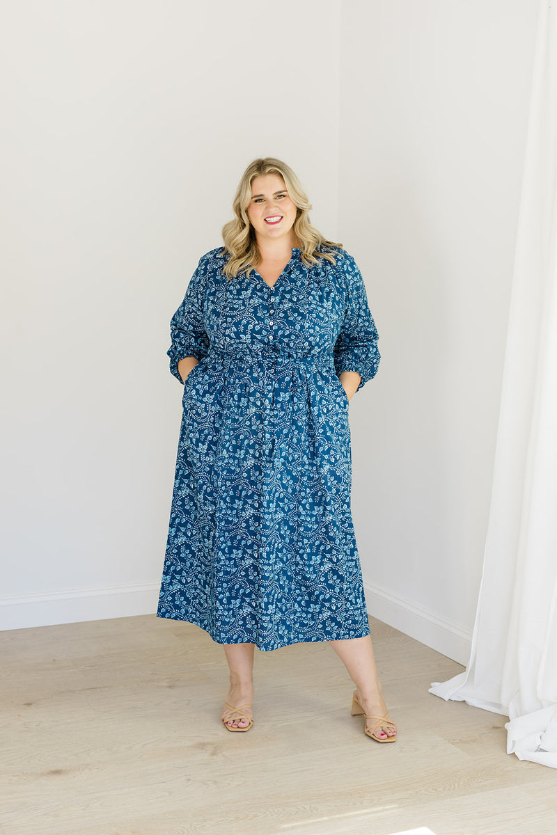 The Savana Midi Dress in Winter Blossom - Final Sale – Carla Kiley ...