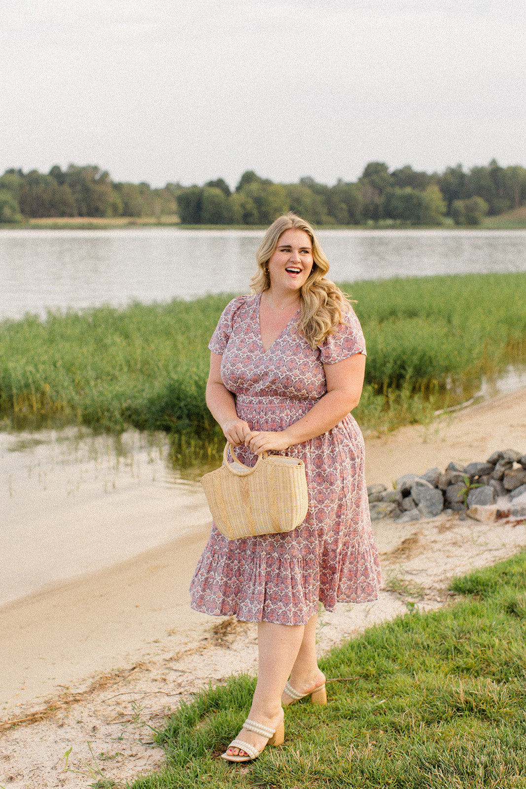 The Judy Dress in Lavender Trellis - Final Sale – Carla Kiley Collection