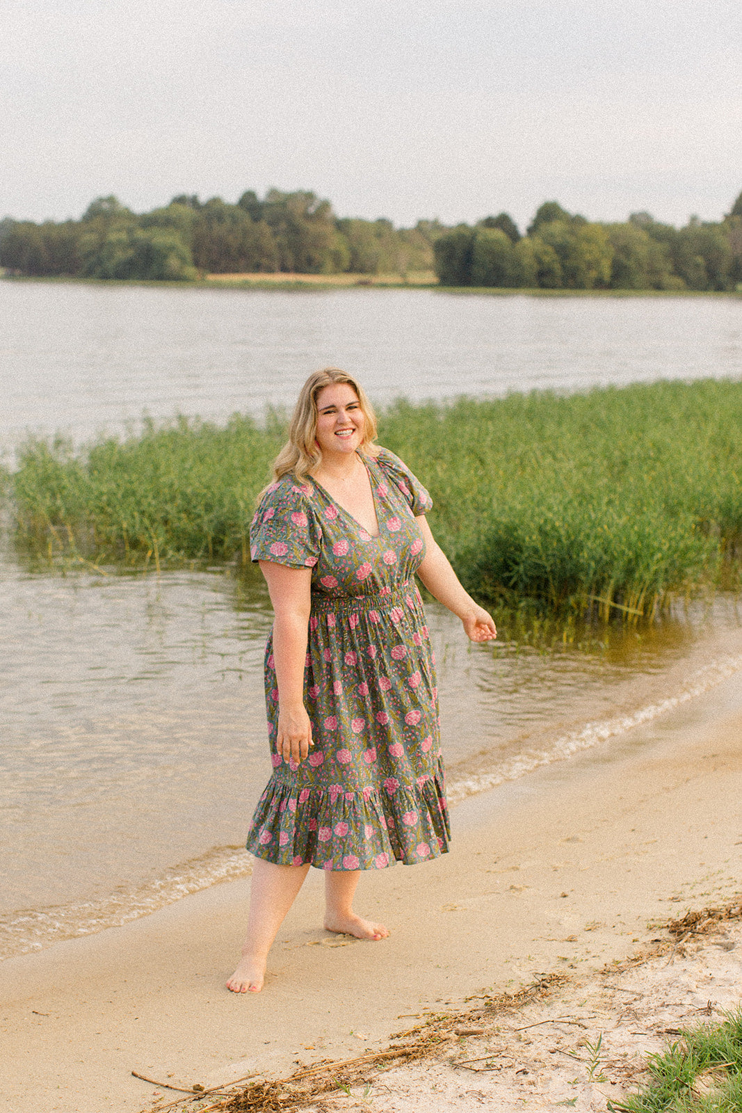 The Judy Dress in Peony Garden - Final Sale – Carla Kiley Collection