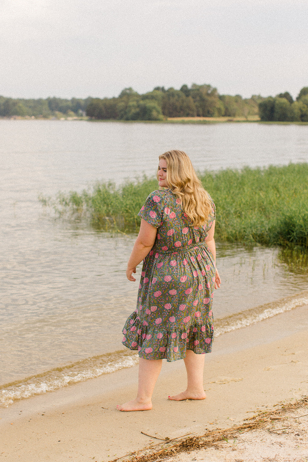 The Judy Dress in Peony Garden - Final Sale – Carla Kiley Collection