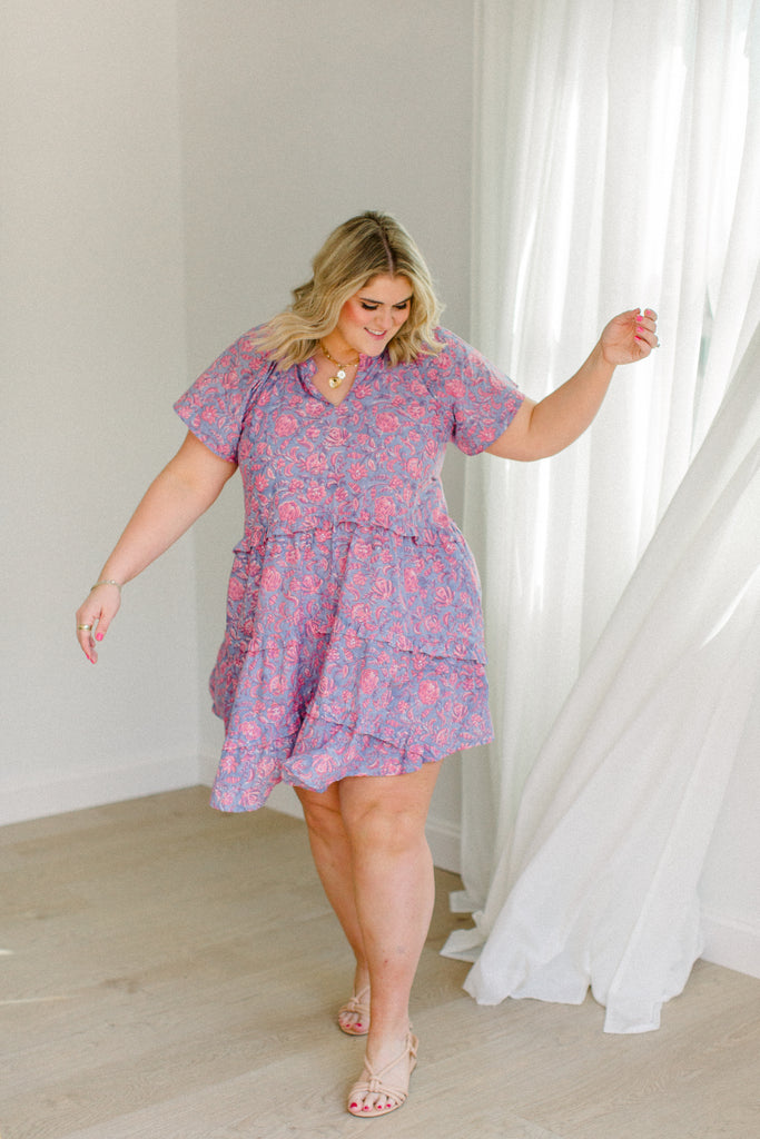 The Kathleen Dress in Orchid Rose - Final Sale – Carla Kiley Collection