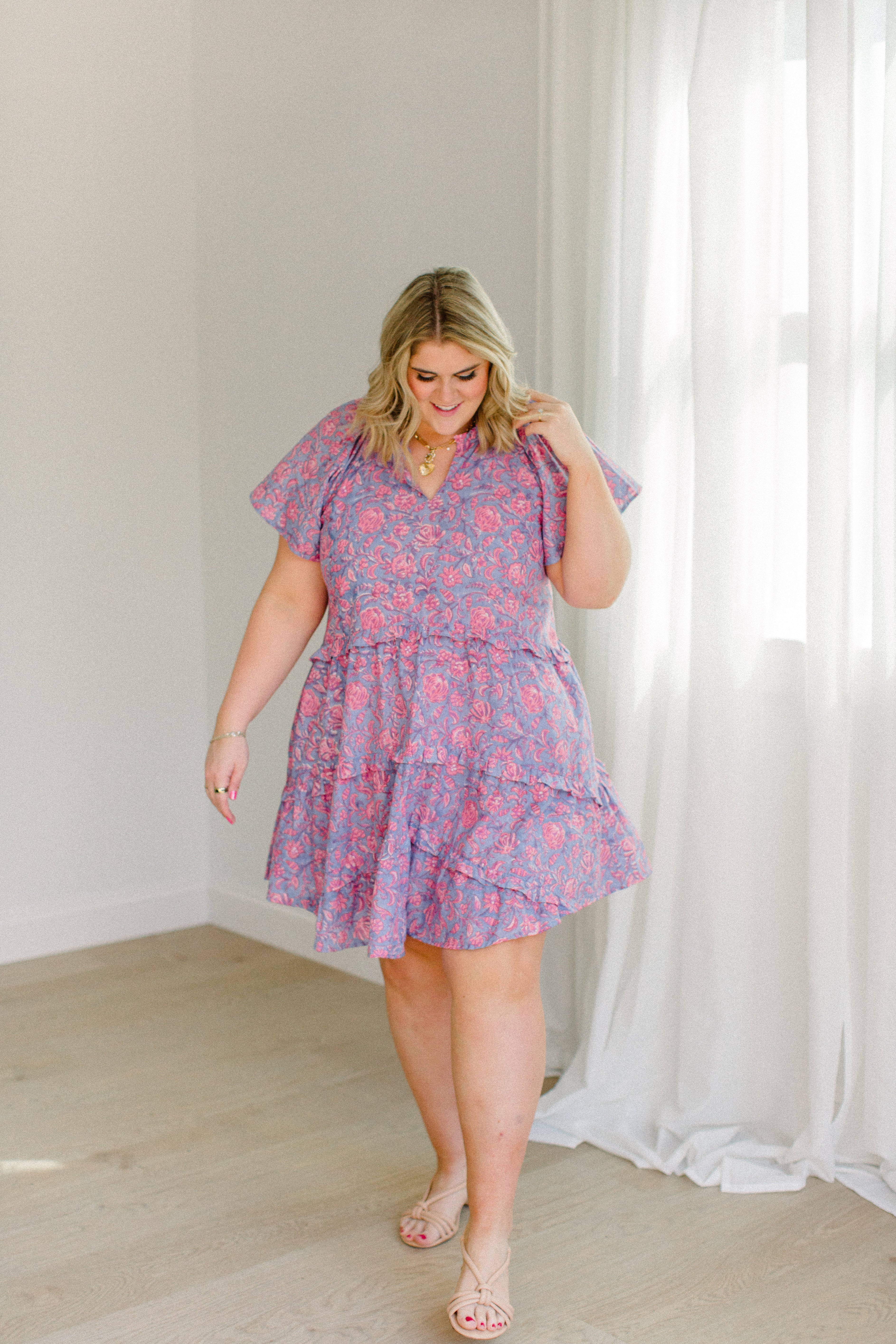 The Kathleen Dress in Orchid Rose - Final Sale – Carla Kiley Collection