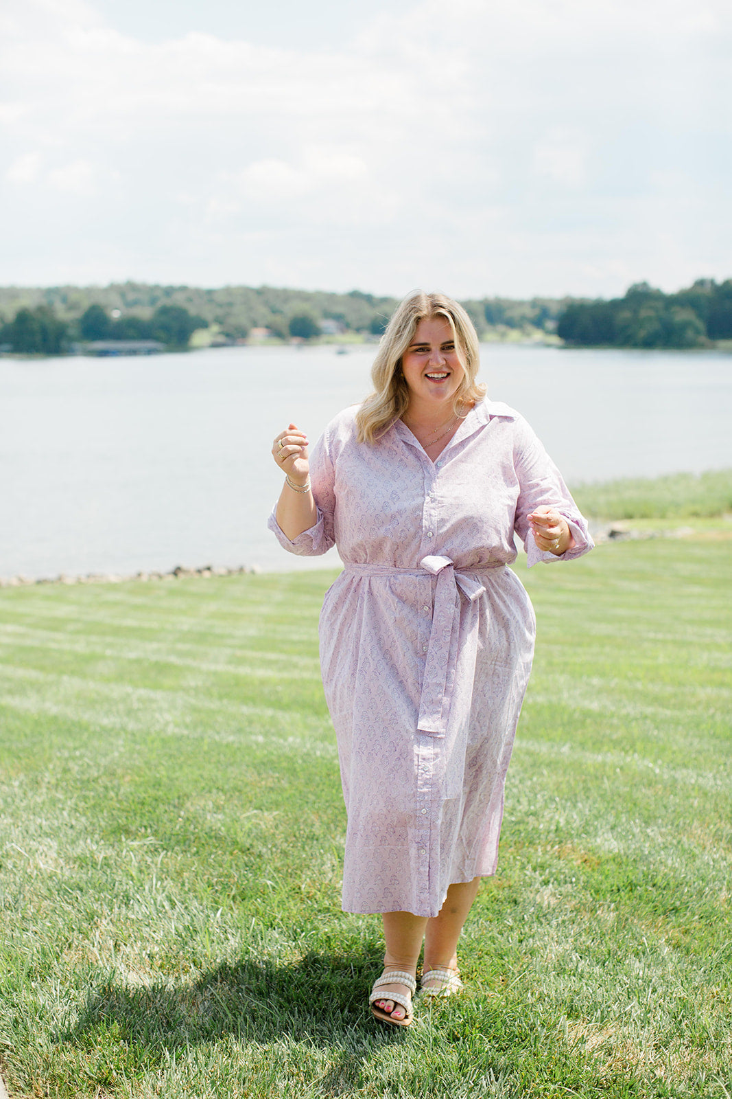 The Christine Shirt Dress in Lavender Taffy - Final Sale – Carla Kiley ...