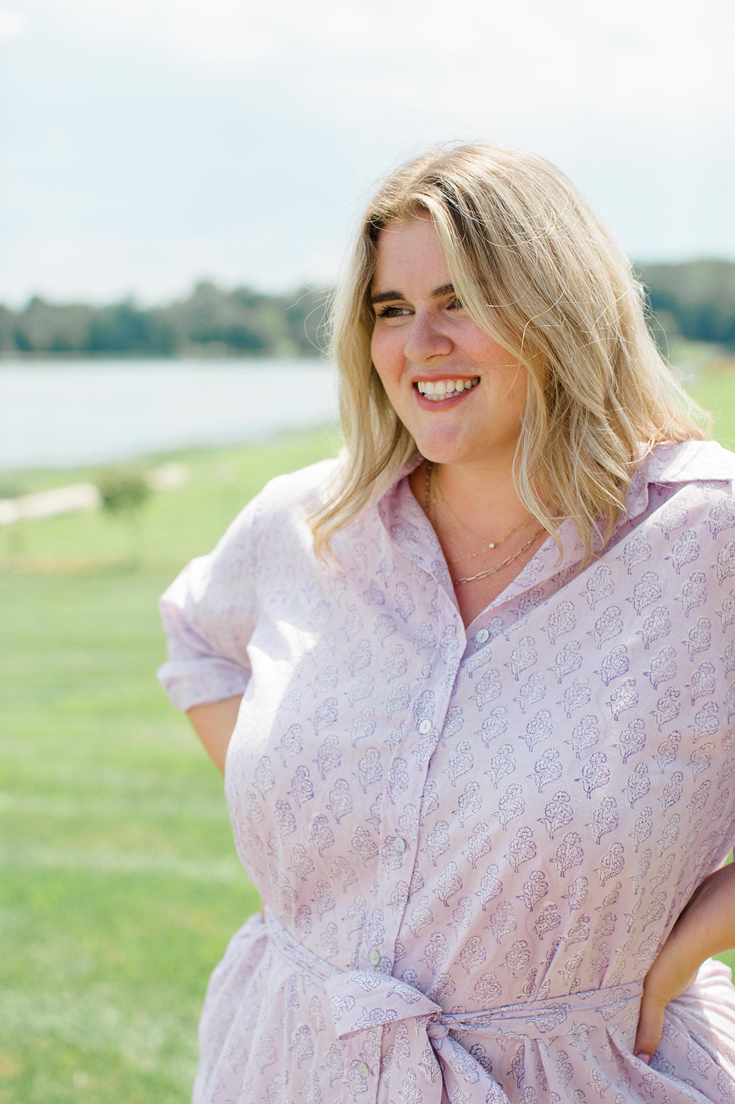 The Christine Shirt Dress in Lavender Taffy - Final Sale – Carla Kiley ...